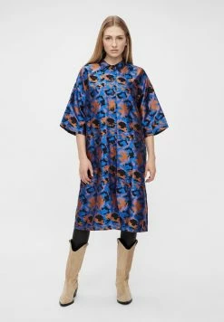 YAS Robe Chemise - Electric Blue