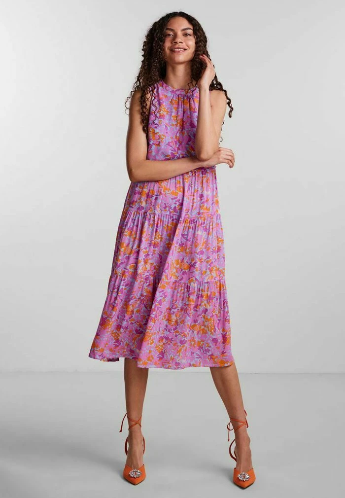 YAS Robe De Jour - Mulicoloured 2 YAS Robe De Jour - Mulicoloured – Image 2