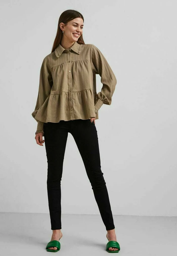 YAS MARONA - Chemisier - Vetiver 2 YAS MARONA - Chemisier - Vetiver – Image 2