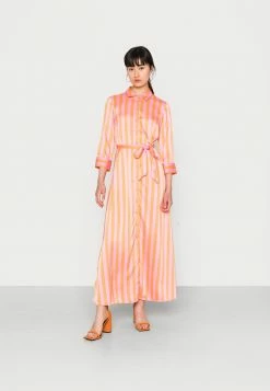 YASSIENNA DRESS - Robe Longue - Fuchsia/pink/orange