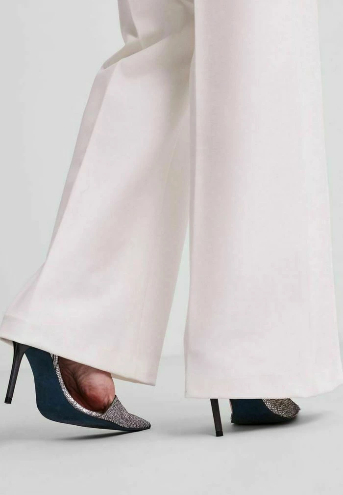 YAS HIGH WAIST BRIDGET - Pantalon Classique - Star White 4 YAS HIGH WAIST BRIDGET - Pantalon Classique - Star White – Image 4