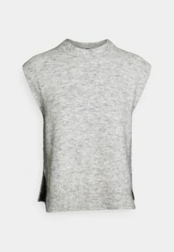 YASALVA VEST - T-shirt Basique - Light Grey Melange 10 YASALVA VEST - T-shirt Basique - Light Grey Melange -YAS Soldes Boutique 602658e697f041d482d1e4f6e9be0a50