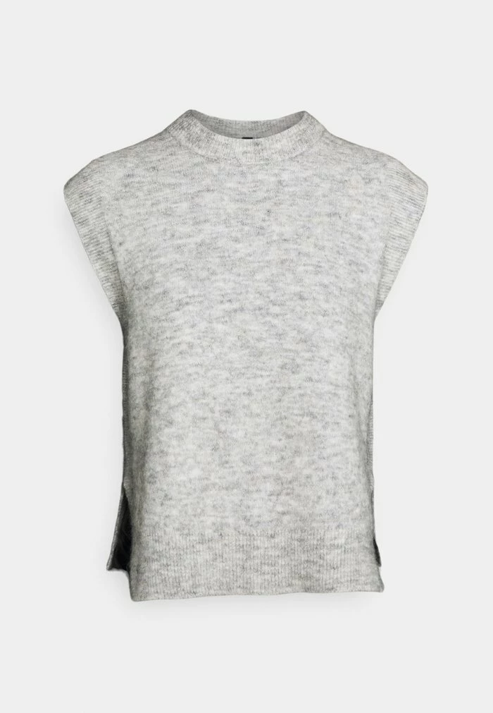 YASALVA VEST - T-shirt Basique - Light Grey Melange 5 YASALVA VEST - T-shirt Basique - Light Grey Melange – Image 5