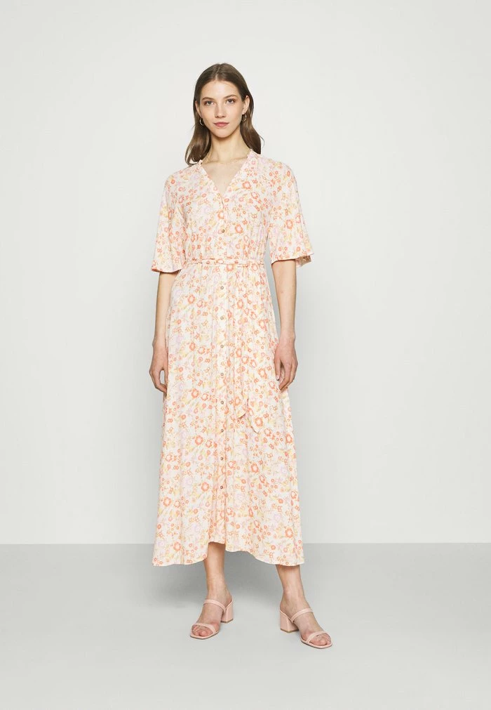YASWIMA LONG DRESS - Robe Longue - Eggnog 1 YASWIMA LONG DRESS - Robe Longue - Eggnog