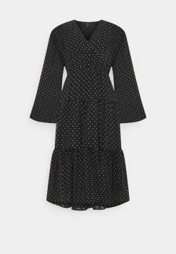 YASDORTHE DRESS - Robe De Jour - Black/ White -YAS Soldes Boutique 60e77deb64bb456681d42aa8a2a695b2