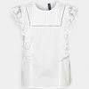 YAS FUNDA FEST - Blouse - Star White