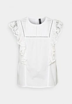 YAS FUNDA FEST - Blouse - Star White