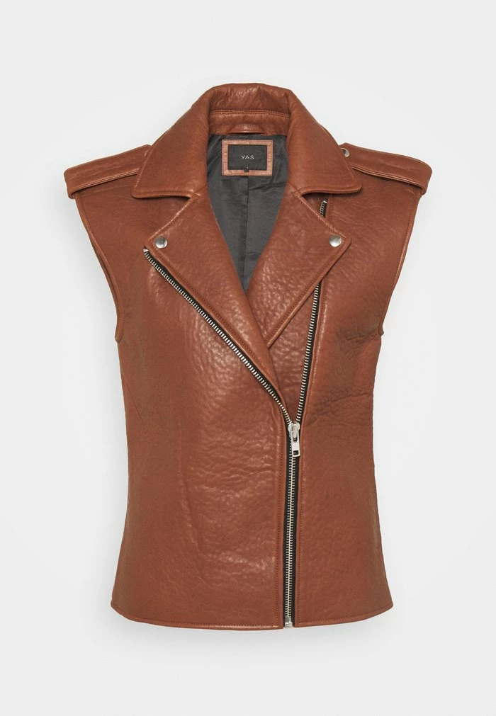 YASFREELY VEST - Veste Sans Manches - Tortoise Shell 5 YASFREELY VEST - Veste Sans Manches - Tortoise Shell – Image 5