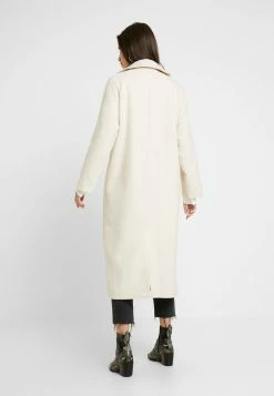YASMARGIT LONG COAT - Manteau Classique - White Swan -YAS Soldes Boutique 65d5962bb9ba4ad4b3bcac9f522f3270