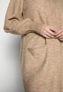 YASCALI LONG CARDIGAN - Gilet - Cuban Sand Melange -YAS Soldes Boutique 66783960c4e544c8afaef9c68e714e60