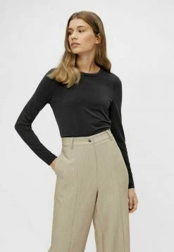 YAS T-shirt à Manches Longues - Black