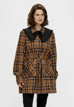 YAS Manteau Court - Bone Brown