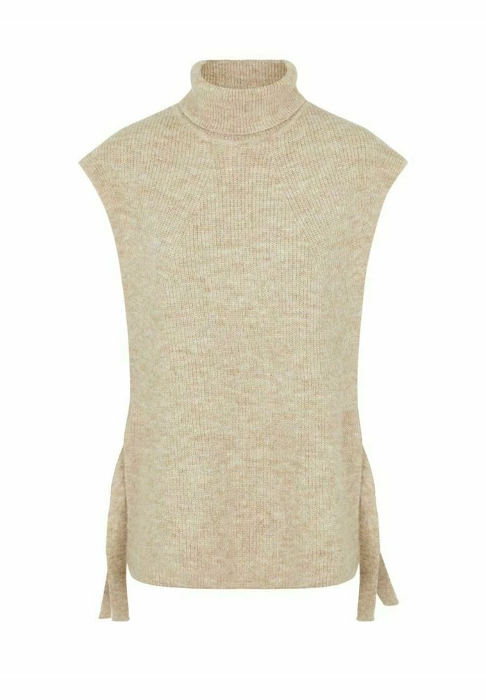 YASMARINA - Veste Sans Manches - Camel 5 YASMARINA - Veste Sans Manches - Camel – Image 5