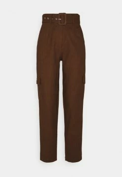 YASRIPLY CROPPED PANT ICON - Pantalon Classique - Tortoise Shell