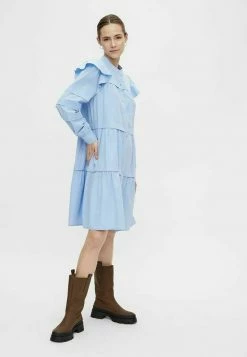 YASVIOLI - Robe Chemise - Vista Blue -YAS Soldes Boutique 68416e6d4a4f47b7aec56ff2e01eb6f8