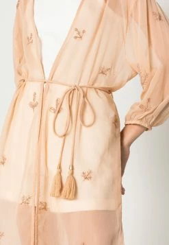 YASPOLLY LONG KIMONO FEST - Tunique - Candied Ginger -YAS Soldes Boutique 685d0f046e1748d3844831b5040aeb26