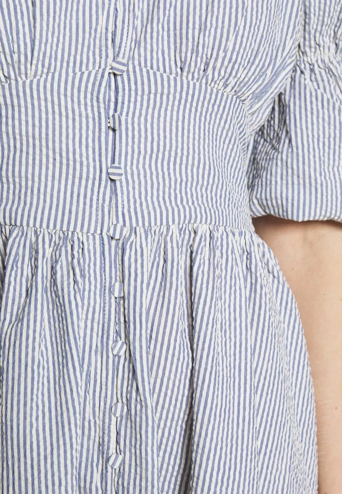 YASCAMA MIDI DRESS - Robe Chemise - Dusk Blue 6 YASCAMA MIDI DRESS - Robe Chemise - Dusk Blue – Image 6