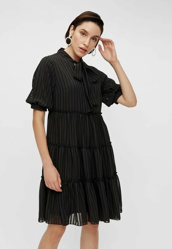 YASBALO - Robe De Jour - Black 1 YASBALO - Robe De Jour - Black