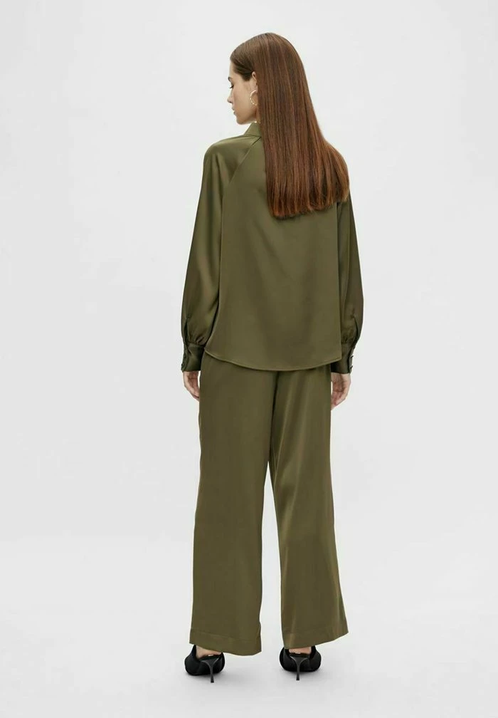 YAS LANGARM NINA - Blouse - Dark Olive 3 YAS LANGARM NINA - Blouse - Dark Olive – Image 3