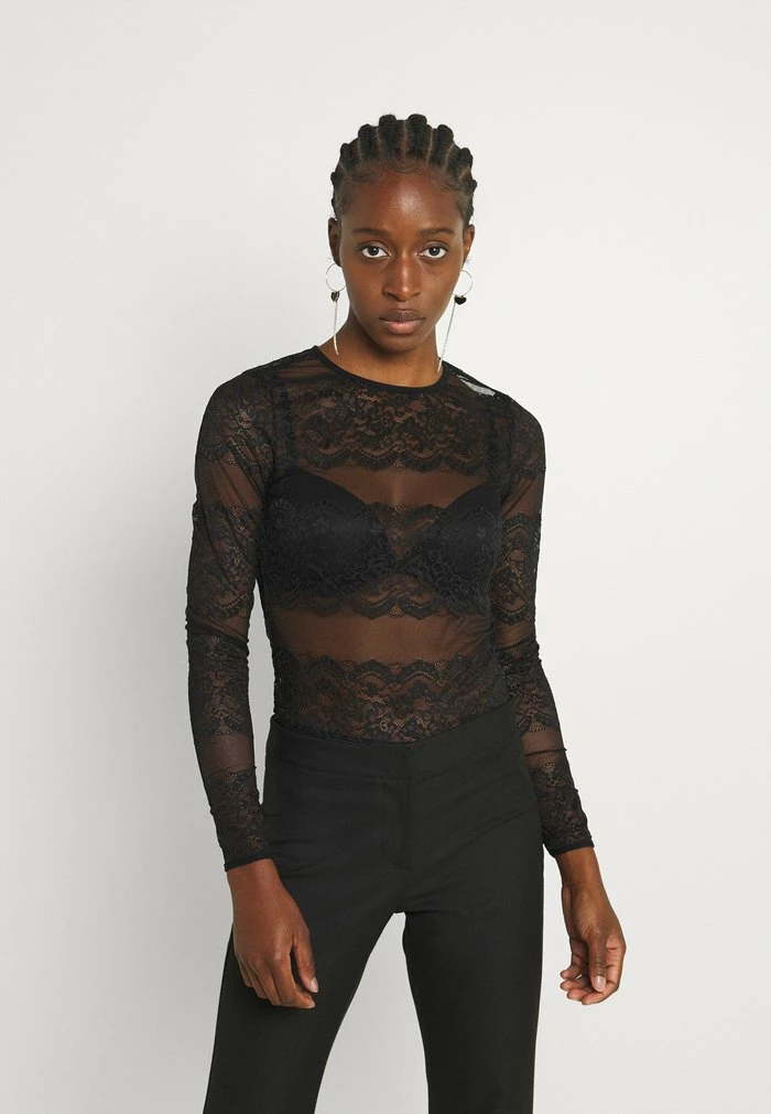 YASLACELY BODYSTOCKING SHOW - Blouse - Black 1 YASLACELY BODYSTOCKING SHOW - Blouse - Black
