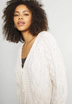 YASLEVEL CARDIGAN - Gilet - Eggnog -YAS Soldes Boutique 6b888ad0513a43bcaa41de295c317ce0