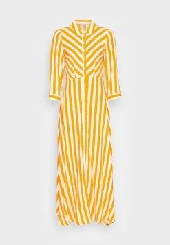 YASSAVANNA LONG SHIRT DRESS - Robe Longue - Radiant Yellow/white Stripe 8 YASSAVANNA LONG SHIRT DRESS - Robe Longue - Radiant Yellow/white Stripe -YAS Soldes Boutique 6c7d7f194a684aefa71b060b759d1325
