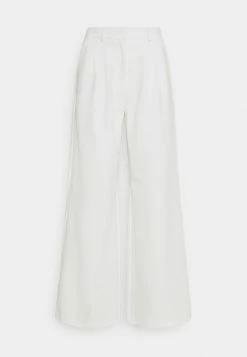 YASBILLA WIDE PANTS CELEB - Pantalon Classique - Star White