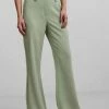 YAS PENNA - Pantalon Classique - Celadon Green