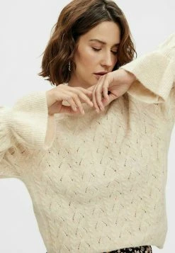 YASNADIA - Pullover - Sand Dollar -YAS Soldes Boutique 709d851f0dbb4b06a22a98f45418eff3