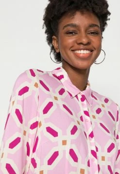 YASSAVANNA LONG SHIRT DRESS - Robe Longue - Pastel Lavender/begonia -YAS Soldes Boutique 7198642b5c724629bffafb68d8eb6a13