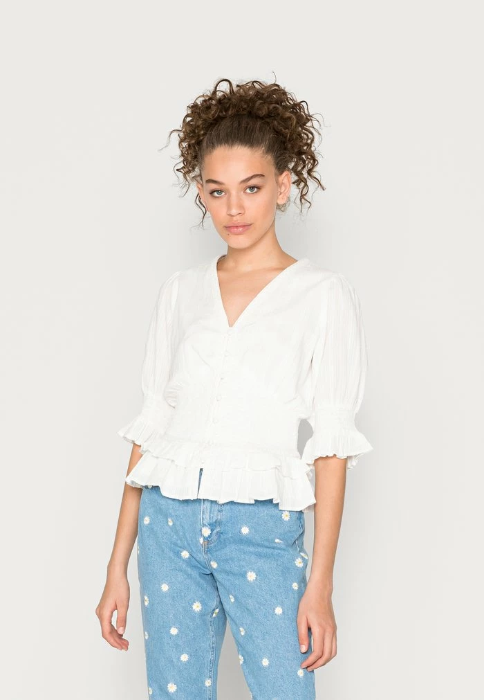 YASLULLA - Blouse - Star White 1 YASLULLA - Blouse - Star White