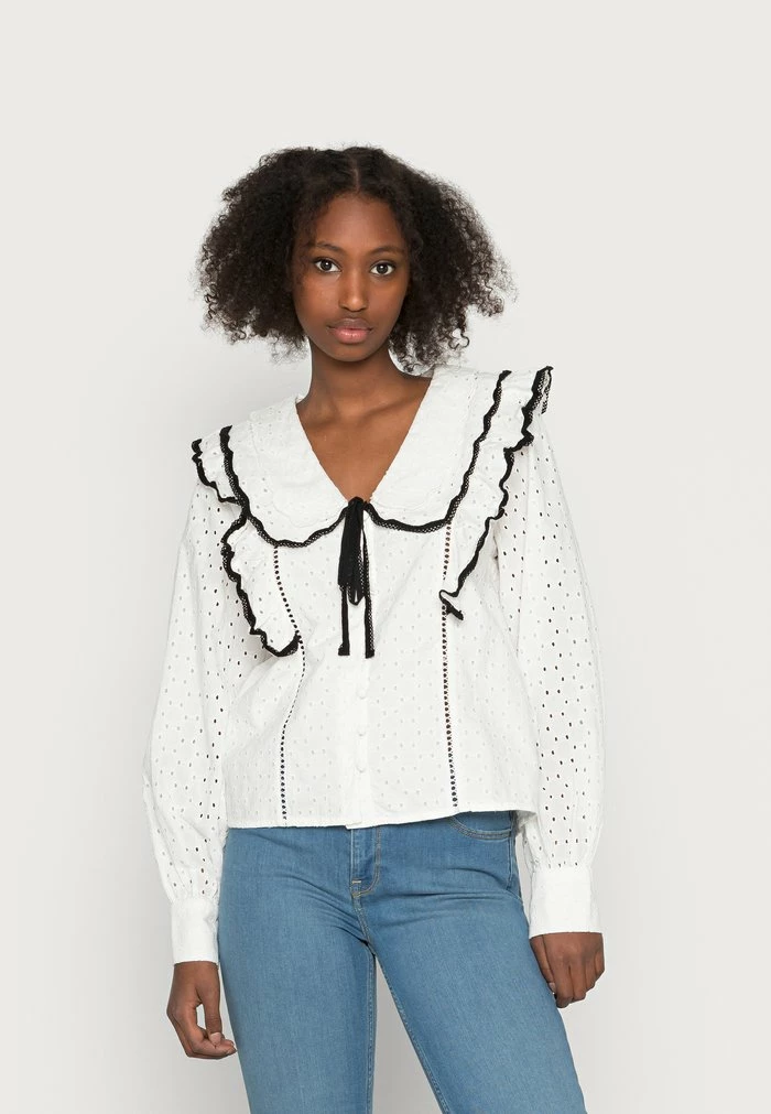 YASWUNNA SHIRT - Blouse - Star White 1 YASWUNNA SHIRT - Blouse - Star White