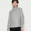 YASSUDANA ROLLNECK - Pullover - Light Grey Melange