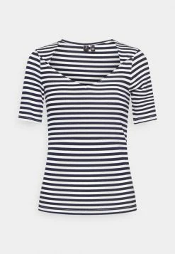 YASSTRIMI - T-shirt Imprimé - Star White/navy