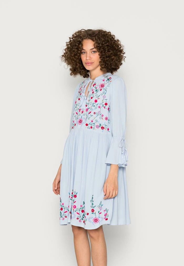YAS CHELLA TUNIC DRESS - Robe De Jour - Kentucky Blue 1 YAS CHELLA TUNIC DRESS - Robe De Jour - Kentucky Blue