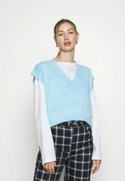 YASLOLA GILET - T-shirt Imprimé - Della Robbia Blue