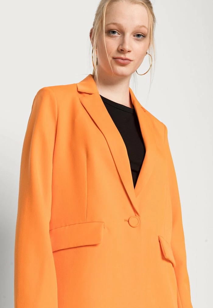 YASMALABO - Blazer - Vibrant Orange 5 YASMALABO - Blazer - Vibrant Orange – Image 5
