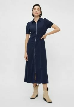 YASBIRA - Robe Chemise - Navy Blazer