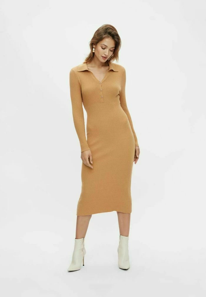 YASCILLA - Robe Fourreau - Cashew 1 YASCILLA - Robe Fourreau - Cashew