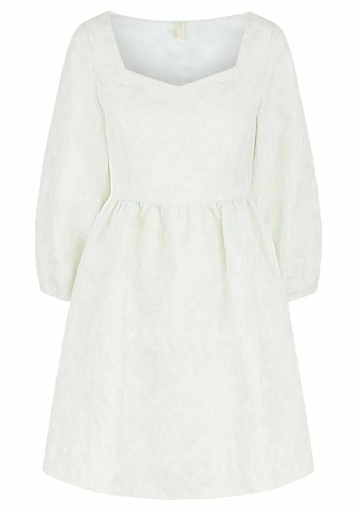 YAS Robe De Jour - Antique White 5 YAS Robe De Jour - Antique White – Image 5