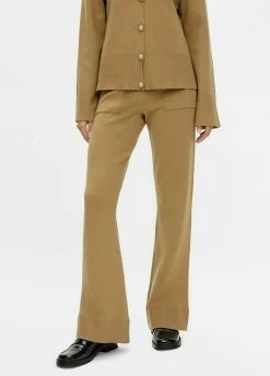 YASPIMI - Pantalon Classique - Bistre