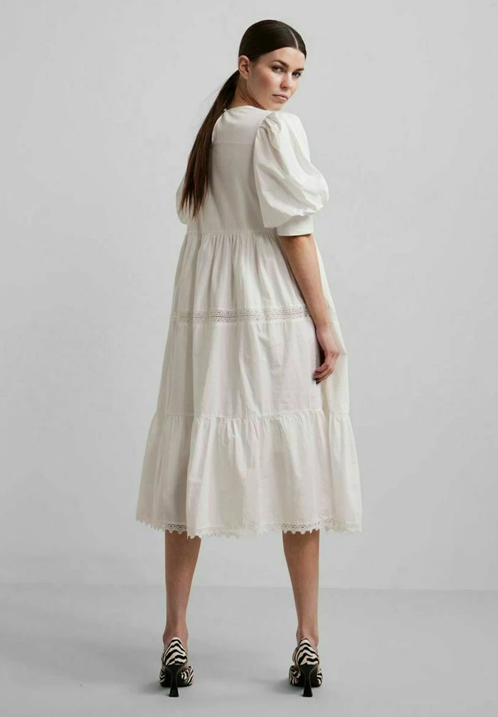 YAS VIBSA - Robe De Jour - Star White 2 YAS VIBSA - Robe De Jour - Star White – Image 2