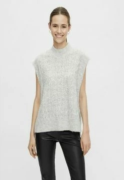 YASNADIA - Pullover - Light Grey Melange