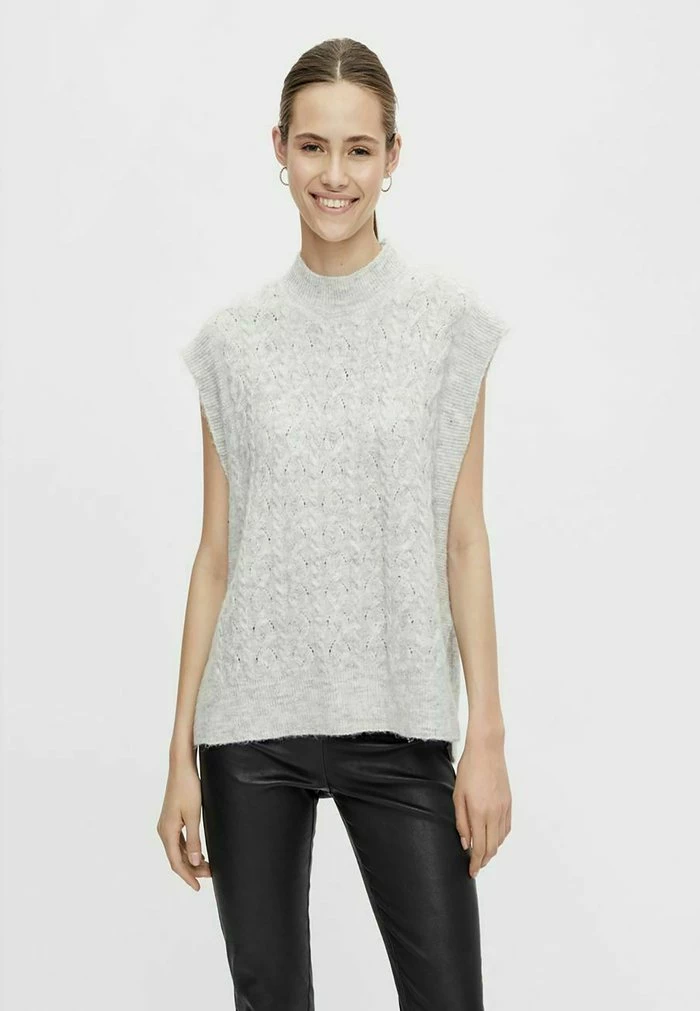 YASNADIA - Pullover - Light Grey Melange 1 YASNADIA - Pullover - Light Grey Melange