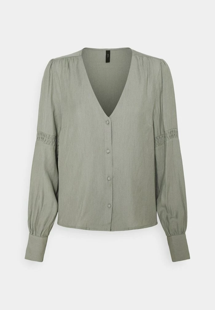 YASGRACIE V-NECK - Blouse - Shadow 1 YASGRACIE V-NECK - Blouse - Shadow