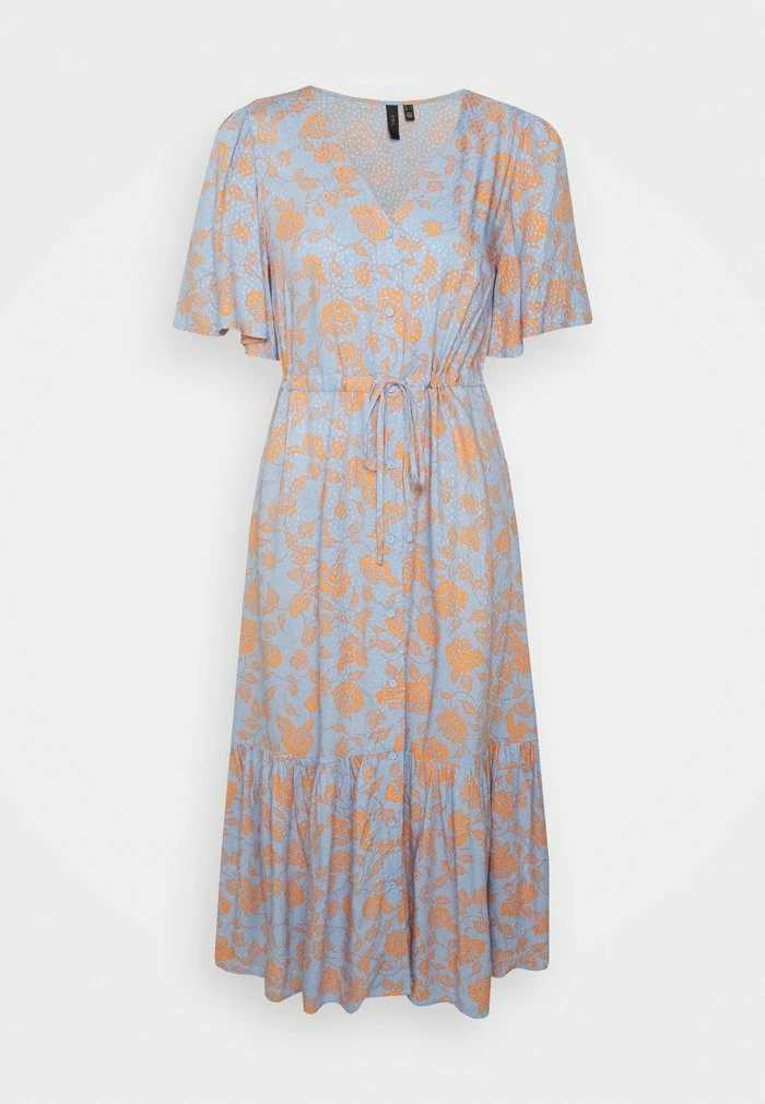 YASMEGGIE MIDI SHIRT DRESS - Robe De Jour - Kentucky Blue 1 YASMEGGIE MIDI SHIRT DRESS - Robe De Jour - Kentucky Blue