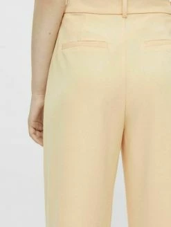 YAS Pantalon Classique - Golden Straw -YAS Soldes Boutique 8020df5c3c4f47ee99a56475c523f2d9