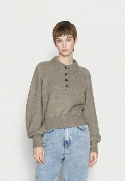 YASFINO POLO - Pullover - Vetiver