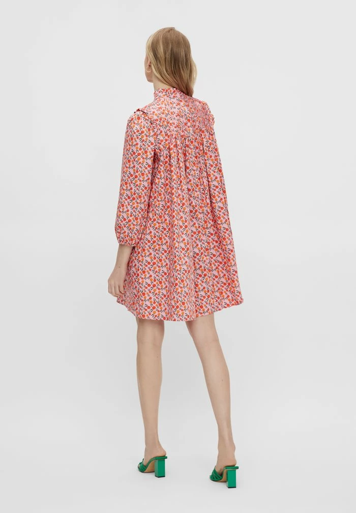 MIT LANGEN ÄRMELN YASMANDARINE - Robe De Jour - Begonia Pink 3 MIT LANGEN ÄRMELN YASMANDARINE - Robe De Jour - Begonia Pink – Image 3