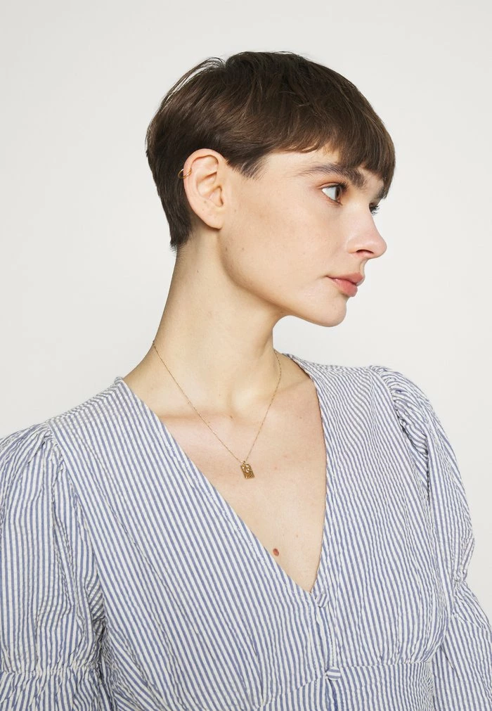 YASCAMA MIDI DRESS - Robe Chemise - Dusk Blue 4 YASCAMA MIDI DRESS - Robe Chemise - Dusk Blue – Image 4